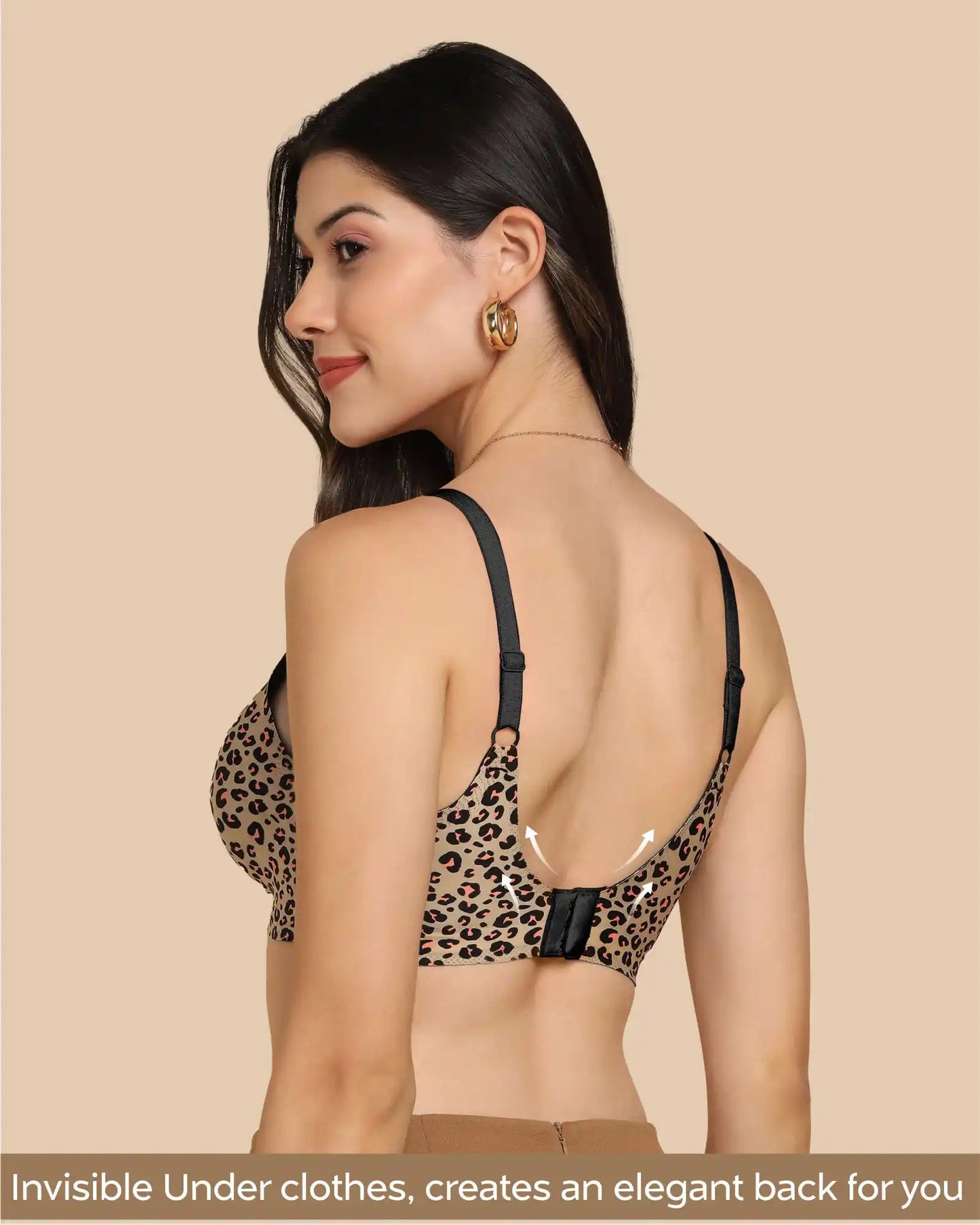 Bonded Printed Full-Coverage Padded Bra (SB-6828 PR)
