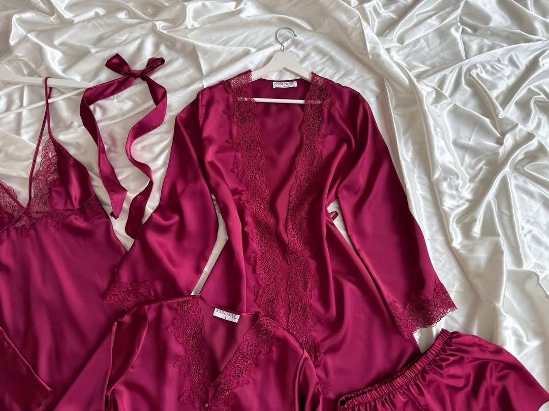 Luxury Satin Lace Nightwear Set – Sister Sisto