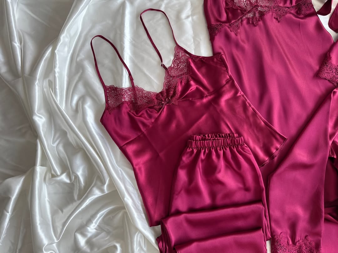 Luxury Satin Lace Nightwear Set – Sister Sisto