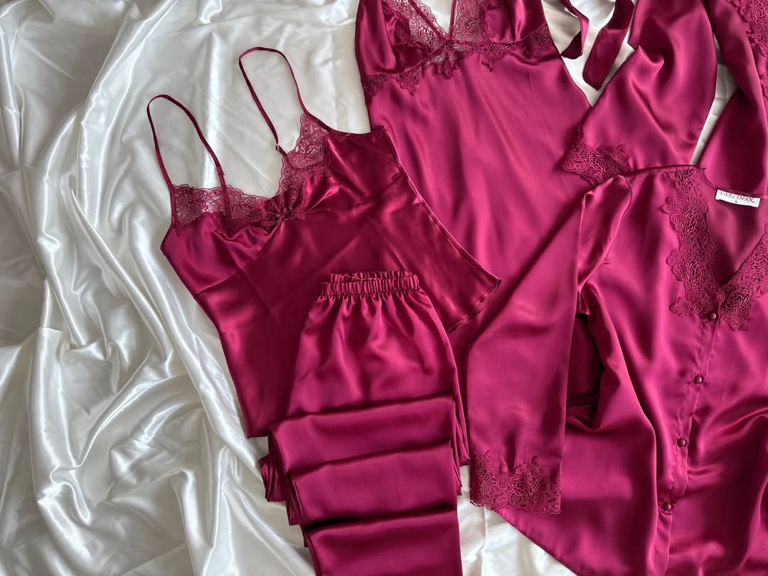 Luxury Satin Lace Nightwear Set – Sister Sisto
