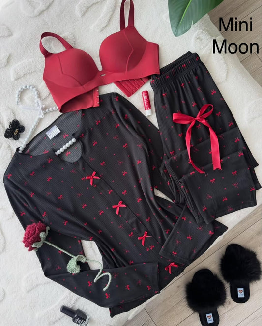 Sister Sisto 3-Piece Cozy Night Set