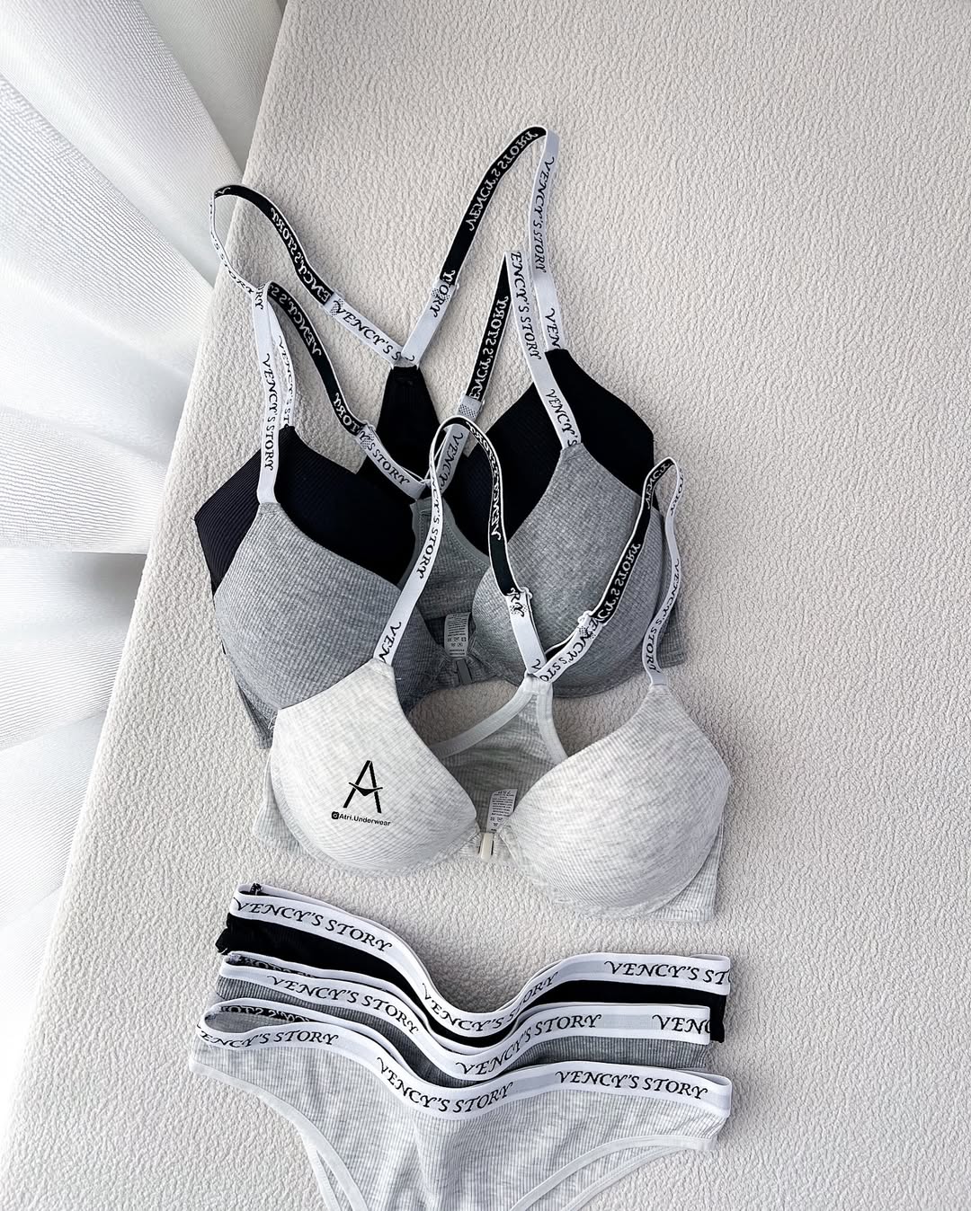 Sister Sisto Comfort Fit Bra & Panty Set – Pack of 3