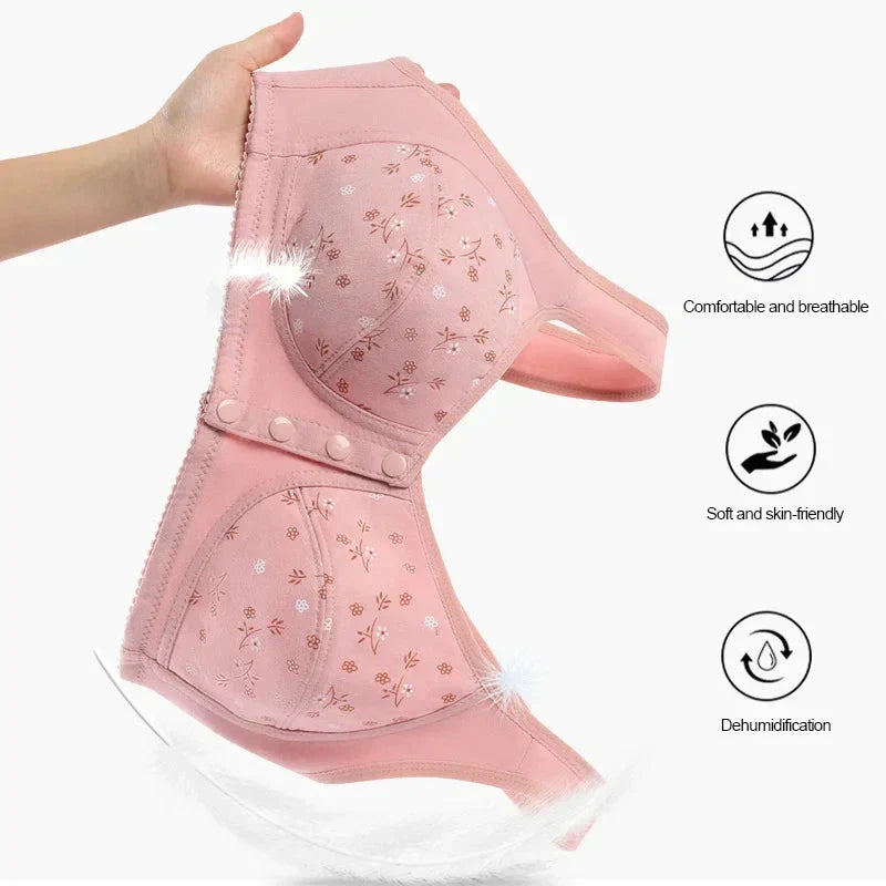 Comfortable & Convenient Front Button Bra Pack Of 3