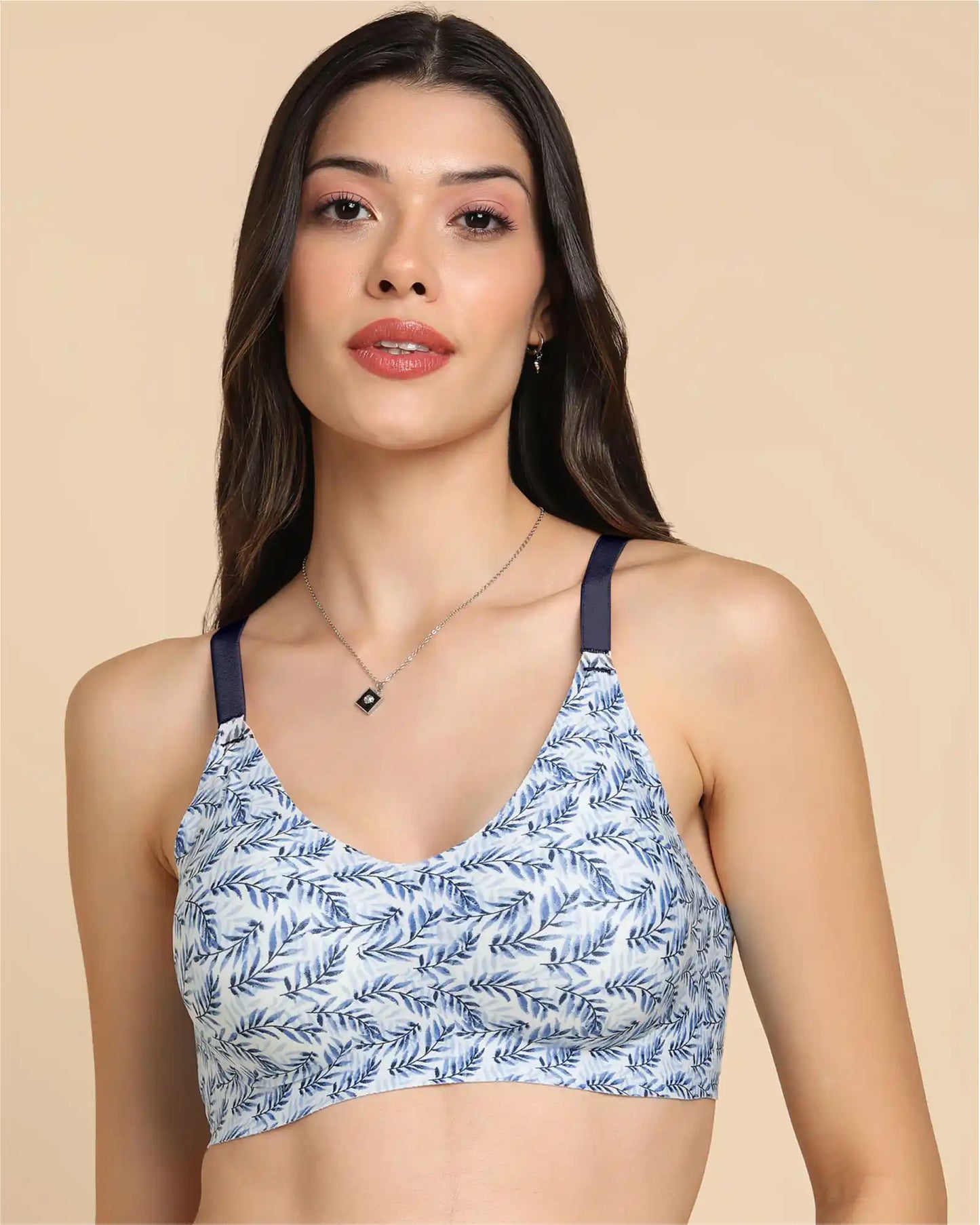 Bonded Printed Full-Coverage Padded Bra (SB-6830 PR)